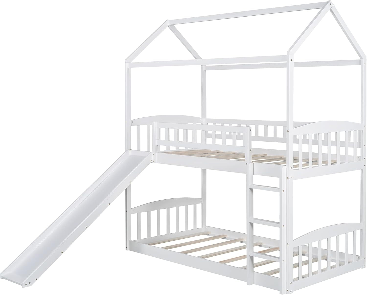 House Bunk Bed with Slide